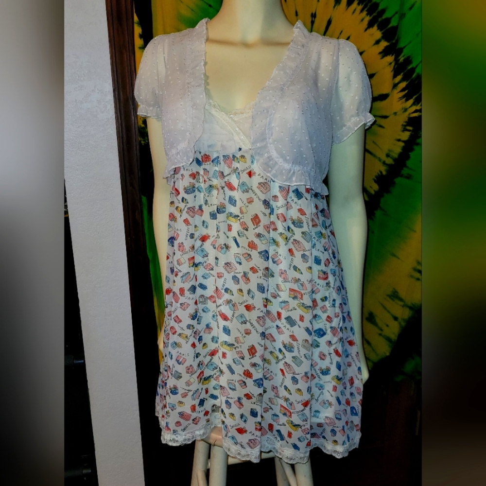 Molly Bracken dress w/ mini shrug